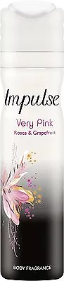 Impulse Very Pink Female Body Spray 75 Ml • £4.93