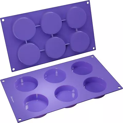 Bakerpan Silicone Muffin Top Pans Mini Tarts Whoopie Pie Pan Egg Molds • $13.43