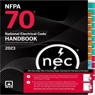 70 National Electrical Code Handbook 2023 Edition With Tabs Hardcover • $82.61