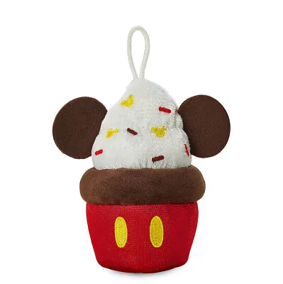 Disney Mickey Mouse Micro Plush Cupcake Ornament - Minnie Pluto Ears Sprinkles  • $9.99