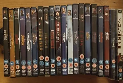 Collection Of Marvel Movies Iron Man Thor Etc 18 Movies Plus Venom And Wolverine • £4.99