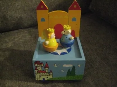 Child's  Wind Up Music Box.wooden King And Queen  • £6