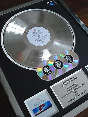 £174.99 • Buy Depeche Mode Music For The Masses Lp Multi Platinum Disc Record Album Award