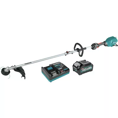 Makita GUX01JM1X1 40V Max XGT Couple Shaft Power Head W/17  Trimmer KT (4Ah) New • $524.97