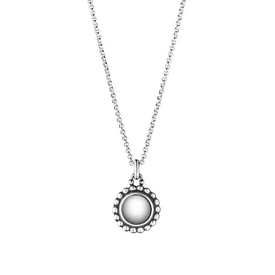 $216 • Buy Georg Jensen Pendant # 9 A MOONLIGHT BLOSSOM - With Silver Stone