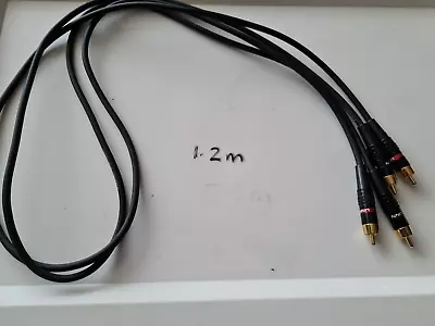 £50 • Buy Linn Black Interconnects - 1.2m RCA - RCA (Phono) Pair.
