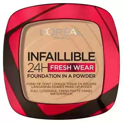 L'OREAL Infallible 24H Fresh Wear Foundation In A Powder 9g SEALED -Choose Shade • £10.99