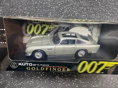 Autoart 1:18 James Bond Aston Martin Db5 Weapons Version Goldfinger 70021 V Rare • $300