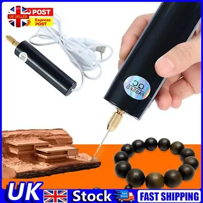 Mini Electric Carving Drill Pen Rotary Tools Carve Engraving Tool For DIY Crafts • £8.59