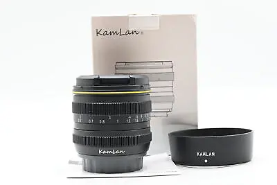 KamLan 50mm F1.1 Manual Focus Lens For Micro 4/3 MFT Mount #595 • $73.89