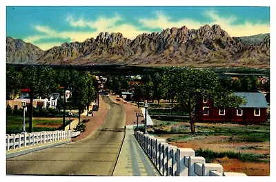 Organ Mountains And Viaduct Las Cruces New Mexico  Postcard   #550 • $3.95