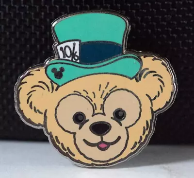 Disney Trading Pin Duffy Bear Mad Hatter Top Hat Alice In Wonderland Collectible • $4.87