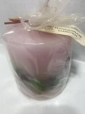 Wild Berry Bliss Floral Candle By: Habersham Garden Botanical Pillar Candles 4” • $15