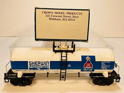 Vintage NIB 1990s Crown Model CMP O Scale Sherwin Williams Paint Tank Car • $9.99