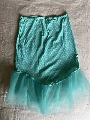 Disney-like Mermaid Tail Skirt Girls Swim Cover Up Sz 6-6x • $5