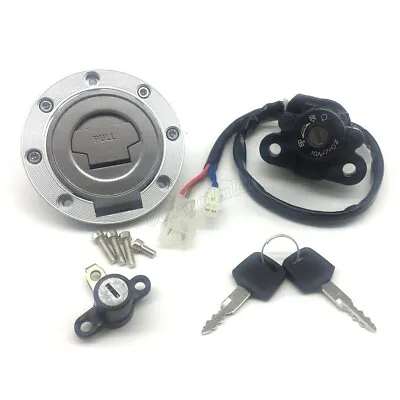 For Yamaha YZF-R1 1998-03 R6 1999-05 Ignition Switch Fuel Gas Cap Seat Lock Set • $43.13