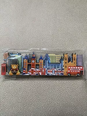 London Souvenir Fridge Magnet Kitchen Decor Holiday Gift Big Ben Red Bus • £2.99