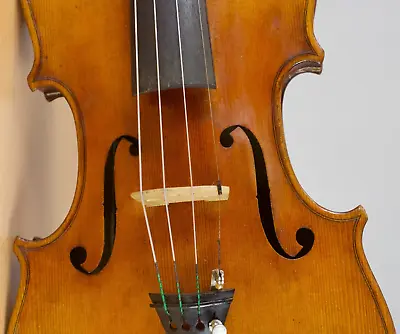 Old Vintage Violin 4/4 Geige Viola Cello Fiddle Label ERNESTO PEVERE Nr. 1881 • $567.20