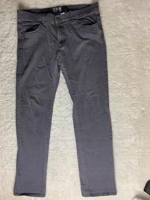 Divided By H&M  Size 34x32 Mens Jeans Gray Slim Low Waist • $19.99
