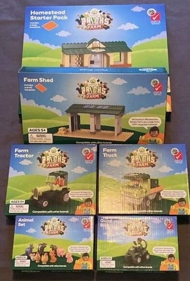 $15 • Buy Woolworths Bricks FARM Sets*You CHOOSE*Tractor, Quad Bike, Animals, Truck *Lego*