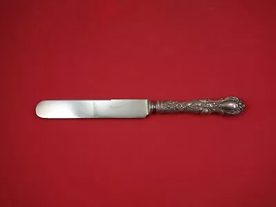 Floral By Wallace Plate Silverplate Dinner Knife Blunt Blade 9 3/8  Flatware • $29