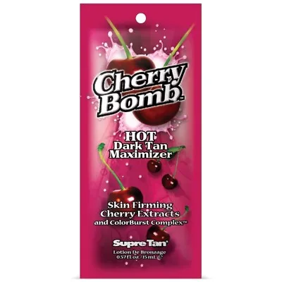 £2.99 • Buy Supre Cherry Bomb Hot Tingle Dark Tanning Accelerator Sunbed Tan Lotion Cream