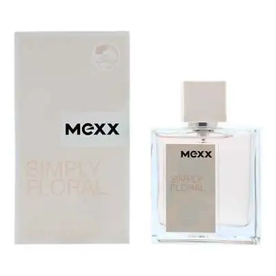 Mexx Simply Floral 50ml Edt Spray For Her - New Boxed & Sealed - Free P&p - Uk • £10.85