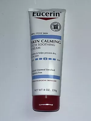 Eucerin Skin Calming Cream Full Body Lotion For Dry Itchy Skin 8 Oz Tube • $11.95