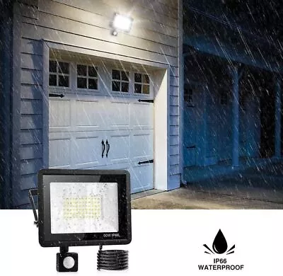 LED Floodlight Outside Light Security Flood Lights Outdoor Garden Lamp Spotlight • £7.50