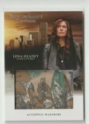 Mortal Instruments City Of Bones Costume Trading Card #W-LHI Lena Headey (4) • $17.09