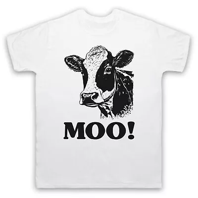 Cow Moo! Funny Slogan Bovine Quote Noise Silly Mens & Womens T-shirt • £17.99