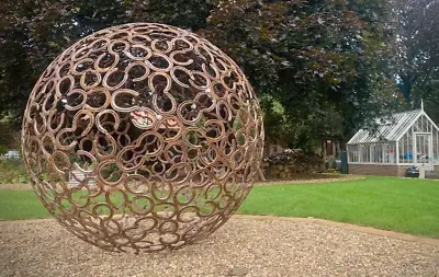 Horseshoe Sculpture Sphere Large Garden Feature Ball 1.8 M FREE DELIVERY* • £1499