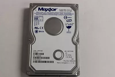 Maxtor 6y160l0042011  Diamondmax Plus 9 160gb 3.5 Ata/133 Hard Drive W/warranty • $50