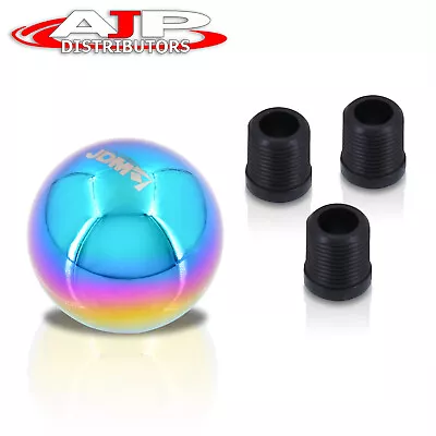 Universal JDM Interior Round Ball M/T Manual 5SPD 6SPD Gear Shift Knob Kit Neo • $12.99