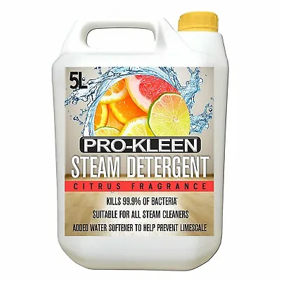 ProKleen Steam Detergent Cleaner Citrus Mop Hard Floor Fluid Solution 5L • £15.95