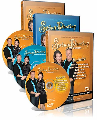 $89.99 • Buy Learn SWING PACK 3 Dance Videos - Trautman Lessons DVD