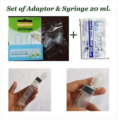 $96.60 • Buy Klean & Kare Cleaning Nose Adaptor Nasal Rinse With Syringe 20 Ml Natural Remedy