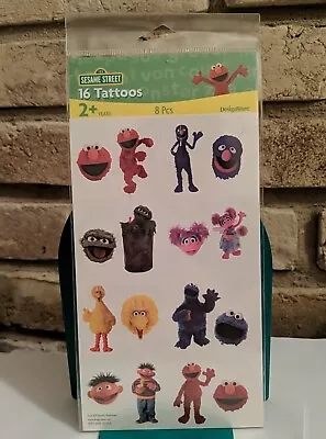 Sesame Street Party Supplies Favors 16ct Tattoos New Elmo Groover Cookie Monster • $9.99