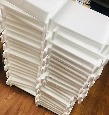 Polystyrene White Sheets Foam Packing Grade Protection Light 27cm X 27cm X 6cm • £9.90