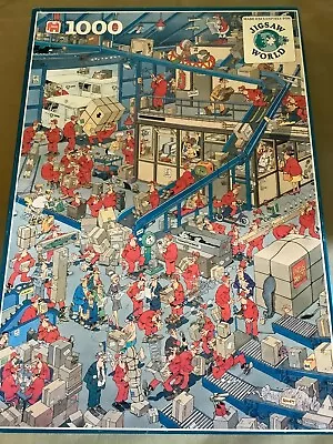 Jan Van Haasteren 1000 Piece Jigsaw 'Post Office' Complete • £3.95