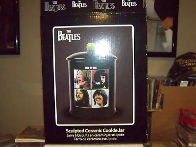 The Beatles   Let It Be   Sculpted Ceramic Cookie Jar In Box  • $80