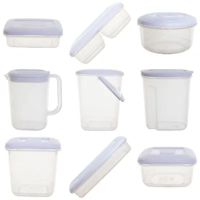£1.92 • Buy NEW Plastic Food Storage Boxes Box Fridge Jug Canisters & Cereal Storers Choice