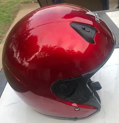 VEGA NT200 Large Motorcycle Helmet - Red - DOT - No Visor • $39