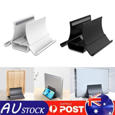 $19.75 • Buy Vertical Laptop Stand Desktop Holder Aluminum Space-Save Shelf For Macbook IPad