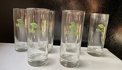 Libbey Glass Mojito Tall Glasses Barware - Set Of Six (6) 10oz Glasses • $29.99
