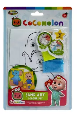 NEW & SEALED Cocomelon Sand Art Colour Kit - Make & Create 2 Sand Art Pictures • £1