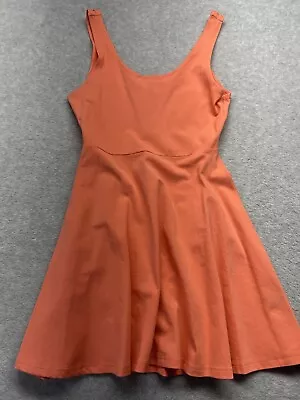 Express Dress Medium Sherbert Tank Sleeveless Womans Zipper Fit Flare • $14.75