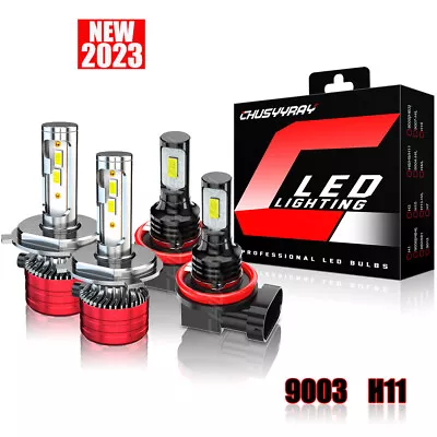 For Mazda 2 2011 2012 2013 2014 6000K LED Headlight Hi/Lo Fog Light Bulbs Combo • $47.93