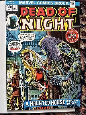 Dead Of Night # 1 (1973) FN-/FN Sinnott Art Marvel Bronze Age Horror • $30