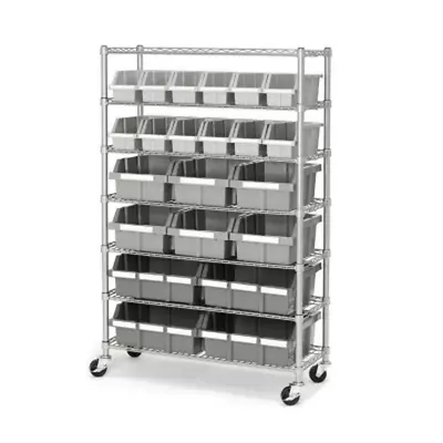 Member'S Mark Commercial Bin Rack W/ Wheels - 22 Bins • $199.97